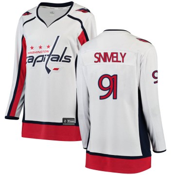 Fanatics Branded Washington Capitals Women's Joe Snively Breakaway White Away NHL Jersey