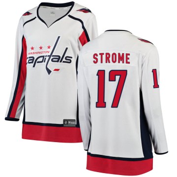 Fanatics Branded Washington Capitals Women's Dylan Strome Breakaway White Away NHL Jersey