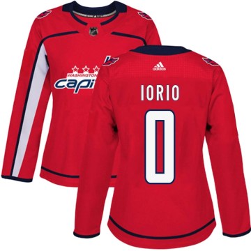 Adidas Washington Capitals Women's Vincent Iorio Authentic Red Home NHL Jersey