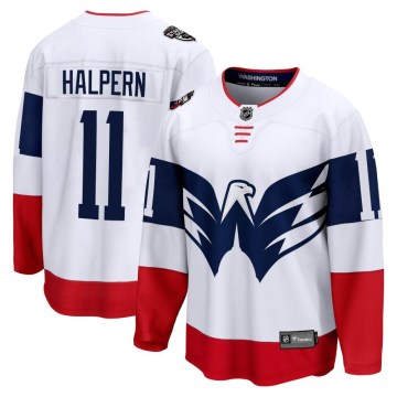 Fanatics Branded Washington Capitals Youth Jeff Halpern Breakaway White 2023 Stadium Series NHL Jersey