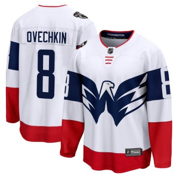 Fanatics Branded Washington Capitals Youth Alex Ovechkin Breakaway White 2023 Stadium Series NHL Jersey