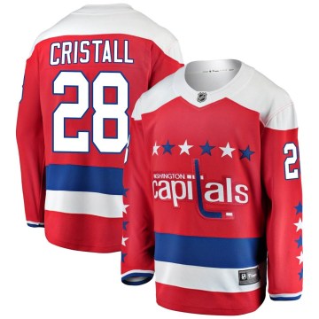 Fanatics Branded Washington Capitals Men's Andrew Cristall Breakaway Red Alternate NHL Jersey