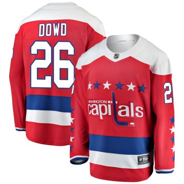 Fanatics Branded Washington Capitals Men's Nic Dowd Breakaway Red Alternate NHL Jersey