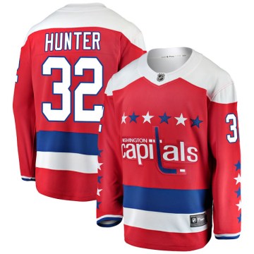 Fanatics Branded Washington Capitals Men's Dale Hunter Breakaway Red Alternate NHL Jersey