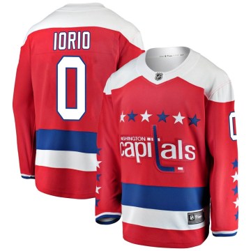 Fanatics Branded Washington Capitals Men's Vincent Iorio Breakaway Red Alternate NHL Jersey