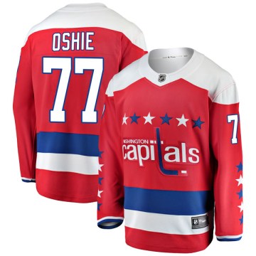Fanatics Branded Washington Capitals Men's T.J. Oshie Breakaway Red Alternate NHL Jersey