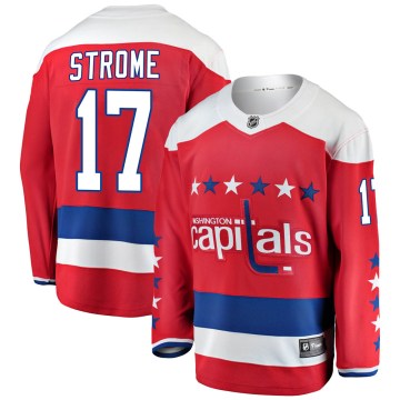 Fanatics Branded Washington Capitals Men's Dylan Strome Breakaway Red Alternate NHL Jersey