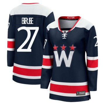 Fanatics Branded Washington Capitals Women's Craig Berube Premier Navy zied Breakaway 2020/21 Alternate NHL Jersey