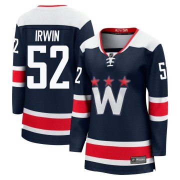 Fanatics Branded Washington Capitals Women's Matt Irwin Premier Navy zied Breakaway 2020/21 Alternate NHL Jersey