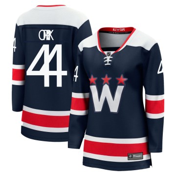 Fanatics Branded Washington Capitals Women's Brooks Orpik Premier Navy zied Breakaway 2020/21 Alternate NHL Jersey