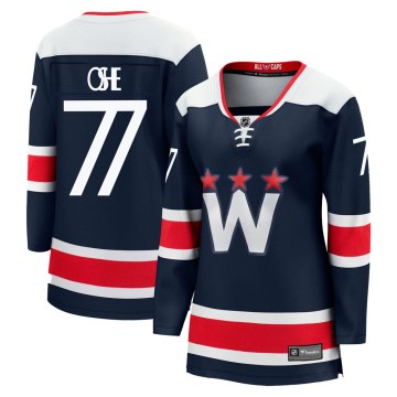 Fanatics Branded Washington Capitals Women's T.J. Oshie Premier Navy zied Breakaway 2020/21 Alternate NHL Jersey