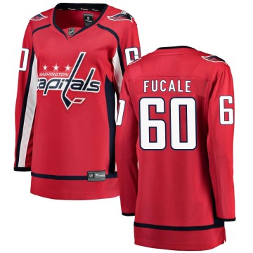 Fanatics Branded Washington Capitals Women's Zach Fucale Breakaway Red Home NHL Jersey