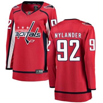 Fanatics Branded Washington Capitals Women's Michael Nylander Breakaway Red Home NHL Jersey