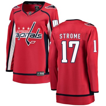 Fanatics Branded Washington Capitals Women's Dylan Strome Breakaway Red Home NHL Jersey