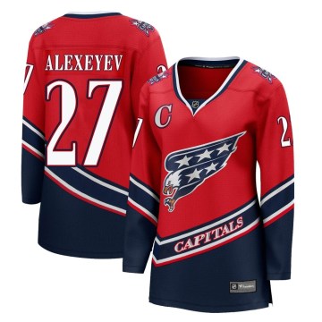Fanatics Branded Washington Capitals Women's Alexander Alexeyev Breakaway Red 2020/21 Special Edition NHL Jersey