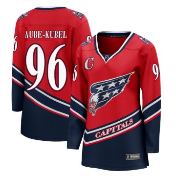 Fanatics Branded Washington Capitals Women's Nicolas Aube-Kubel Breakaway Red 2020/21 Special Edition NHL Jersey
