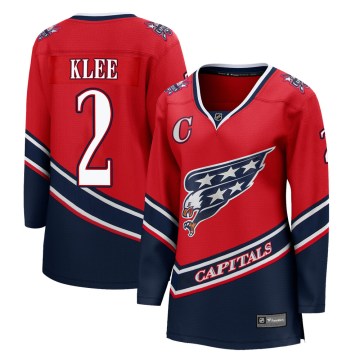 Fanatics Branded Washington Capitals Women's Ken Klee Breakaway Red 2020/21 Special Edition NHL Jersey