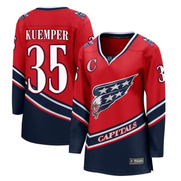 Fanatics Branded Washington Capitals Women's Darcy Kuemper Breakaway Red 2020/21 Special Edition NHL Jersey