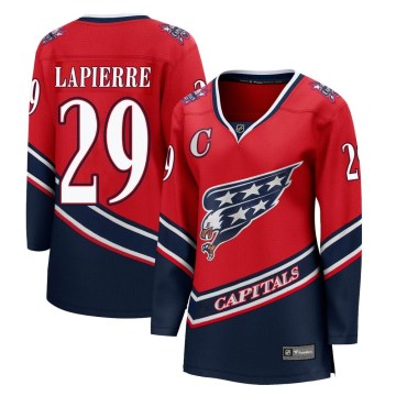 Fanatics Branded Washington Capitals Women's Hendrix Lapierre Breakaway Red 2020/21 Special Edition NHL Jersey