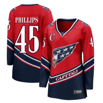 Fanatics Branded Washington Capitals Women's Matthew Phillips Breakaway Red 2020/21 Special Edition NHL Jersey