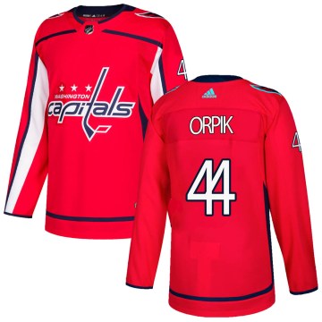 Adidas Washington Capitals Men's Brooks Orpik Authentic Red Home NHL Jersey