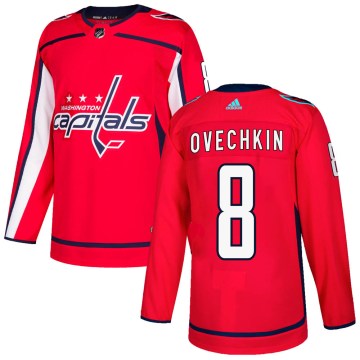Adidas Washington Capitals Men's Alex Ovechkin Authentic Red Home NHL Jersey