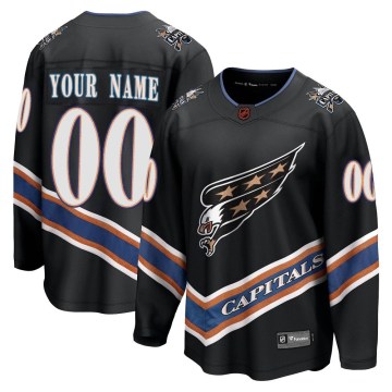 Fanatics Branded Washington Capitals Youth Custom Breakaway Black Custom Special Edition 2.0 NHL Jersey