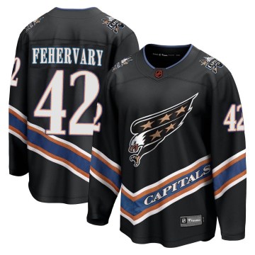 Fanatics Branded Washington Capitals Youth Martin Fehervary Breakaway Black Special Edition 2.0 NHL Jersey