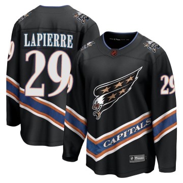 Fanatics Branded Washington Capitals Youth Hendrix Lapierre Breakaway Black Special Edition 2.0 NHL Jersey
