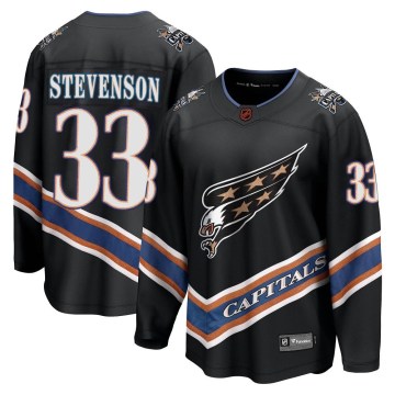 Fanatics Branded Washington Capitals Youth Clay Stevenson Breakaway Black Special Edition 2.0 NHL Jersey