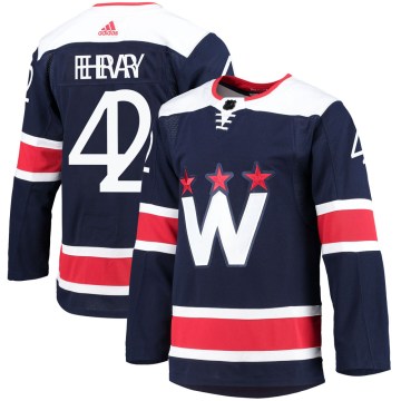 Adidas Washington Capitals Youth Martin Fehervary Authentic Navy 2020/21 Alternate Primegreen Pro NHL Jersey