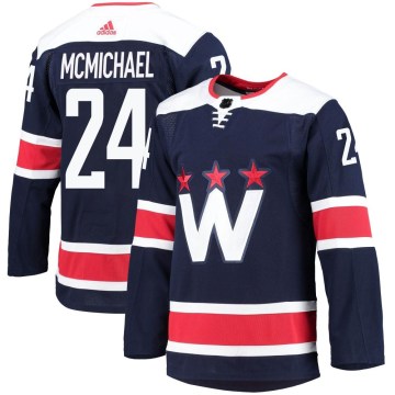 Adidas Washington Capitals Youth Connor McMichael Authentic Navy 2020/21 Alternate Primegreen Pro NHL Jersey