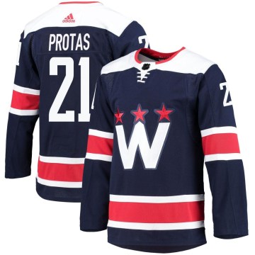 Adidas Washington Capitals Youth Aliaksei Protas Authentic Navy 2020/21 Alternate Primegreen Pro NHL Jersey