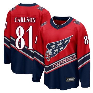 Fanatics Branded Washington Capitals Youth Adam Carlson Breakaway Red 2020/21 Special Edition NHL Jersey