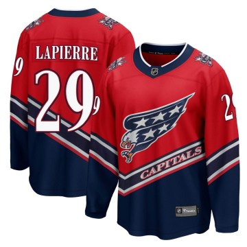 Fanatics Branded Washington Capitals Youth Hendrix Lapierre Breakaway Red 2020/21 Special Edition NHL Jersey