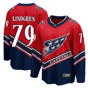 Fanatics Branded Washington Capitals Youth Charlie Lindgren Breakaway Red 2020/21 Special Edition NHL Jersey