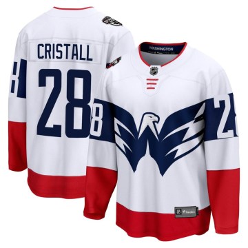 Fanatics Branded Washington Capitals Men's Andrew Cristall Breakaway White 2023 Stadium Series NHL Jersey