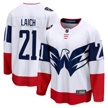 Fanatics Branded Washington Capitals Men's Brooks Laich Breakaway White 2023 Stadium Series NHL Jersey