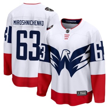 Fanatics Branded Washington Capitals Men's Ivan Miroshnichenko Breakaway White 2023 Stadium Series NHL Jersey