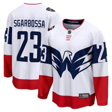 Fanatics Branded Washington Capitals Men's Michael Sgarbossa Breakaway White 2023 Stadium Series NHL Jersey