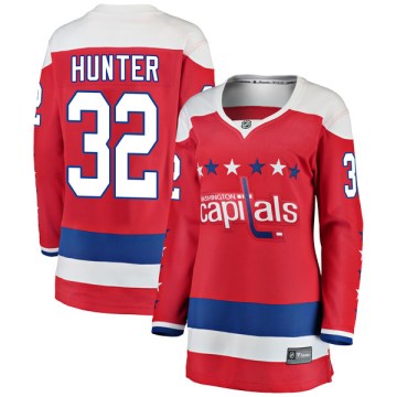 Fanatics Branded Washington Capitals Women's Dale Hunter Breakaway Red Alternate NHL Jersey
