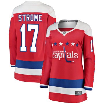 Fanatics Branded Washington Capitals Women's Dylan Strome Breakaway Red Alternate NHL Jersey