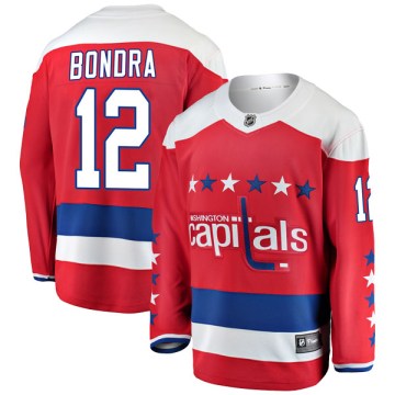 Fanatics Branded Washington Capitals Youth Peter Bondra Breakaway Red Alternate NHL Jersey