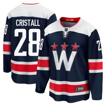 Fanatics Branded Washington Capitals Men's Andrew Cristall Premier Navy zied Breakaway 2020/21 Alternate NHL Jersey