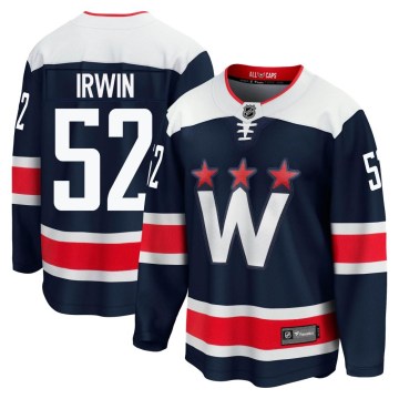 Fanatics Branded Washington Capitals Men's Matt Irwin Premier Navy zied Breakaway 2020/21 Alternate NHL Jersey