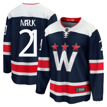Fanatics Branded Washington Capitals Men's Dennis Maruk Premier Navy zied Breakaway 2020/21 Alternate NHL Jersey