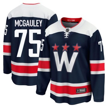 Fanatics Branded Washington Capitals Men's Tim McGauley Premier Navy zied Breakaway 2020/21 Alternate NHL Jersey