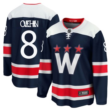 Fanatics Branded Washington Capitals Men's Alex Ovechkin Premier Navy zied Breakaway 2020/21 Alternate NHL Jersey