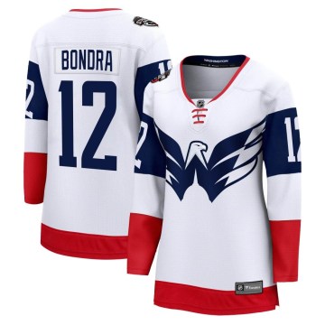 Fanatics Branded Washington Capitals Women's Peter Bondra Breakaway White 2023 Stadium Series NHL Jersey