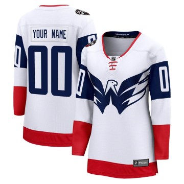 Fanatics Branded Washington Capitals Women's Custom Breakaway White Custom 2023 Stadium Series NHL Jersey